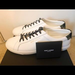 YSL Saint Laurent Andy Sneakers Camouflage